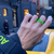 Silver & Enamel Neon Green 'Fuck' Ring, Nora Kogan, Tomfoolery
