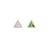 metier by tomfoolery: Bezel Mother of Pearl Mini Triangle Stud