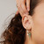metier by tomfoolery: Bezel Mother of Pearl Mini Trapezoid Stud