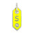 Tiny Signet Enamel Initial Letter Pendant Necklace, Nora Kogan, Tomfoolery,