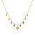Mixed Cut Diamond Paperclip Chain Necklace