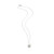 Yen, Small Silver Cluster Pendant Necklace Tomfoolery