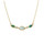 Misa, Aurora Emerald necklace, Tomfoolery London