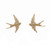 Swallow stud by UK jewellery designer Amanda Coleman. Available to shop online at tomfoolerylondon.co.uk