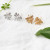 Aralia Leaf Studs