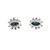 Marquise Flower Studs by UK jewellery designer Amanda Coleman. Available to shop online at tomfoolerylondon.co.uk