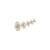 Graduating Reverse Set Stud by metier by tomfoolery. Shop metier by tomfoolery online at tomfoolerylondon.co.uk