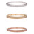 Micropave White Diamond Half Eternity Ring by tf Diamonds - available at tomfoolery london