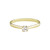 Petal-Set Diamond Solitaire Ring by tf Diamonds - available at tomfoolery london