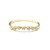 Curved Seven Diamond Ring by N+A New York, Noriko and Akiko Sugawara available to buy online at tomfoolery london