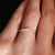 V-shape Seven Diamond Ring by N+A New York, Noriko and Akiko Sugawara available to buy online at tomfoolery london