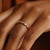 Square Diamond Half Eternity Ring by tf Diamonds - available at tomfoolery london