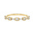 Lumière Square Diamond Half Eternity Ring, - available at tomfoolery london