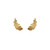 Plume Feather Stud Earrings by Alex Monroe available to buy online at tomfoolery london
