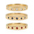 Five Stone Princess Eternity Ring by tf diamonds available at tomfoolery london