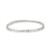 Cockle Fine Bangle Silver by Emily Nixon available online at tomfoolery london