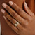 tf diamonds: Oval Diamond Solitaire Wide Ring, tomfoolery