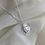 Bonvo: Dia Arc Necklace Silver, tomfoolery london