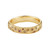 Ellis Mhairi Cameron: 4mm Scatter Band With Diamonds and Sapphires, tomfoolery london