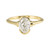 ART ECHO: Delano Oval Single Diamond Ring, tomfoolery