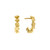 Alex Monroe: Floral Mini Hoop Earrings, Tomfoolery London