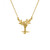 Alex Monroe: Floral Cluster Drop Necklace with Bee, tomfoolery