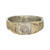 Franny E: Half Of Forever Diamond Signature Band in 14ct Yellow Gold and Silver, tomfoolery