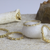 Eily O'Connell: 2mm Bark Rain Drops Band 14ct Yellow Gold, tomfoolery