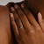 Infinite: Trio Hex Black Diamond and Trillion Diamond Ring, tomfoolery