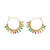 Untitledition: Foresta Gemstone Hoop Earrings, tomfoolery