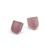 Melanie Hamlet, Kokkino: Moda Shield Petal Enamel Earrings, tomfoolery
