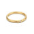 Ruth Tomlinson: Raw Gold Textured Wedding Band with Diamond - 2.5mm, tomfoolery