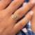 Sophie d'Agon: Yellowstone Ring 1 Green, tomfoolery london
