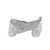 Issy White: London Plane Cuff in Silver, tomfoolery