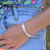 Issy White: Knot Oak Cuff in Silver, tomfoolery