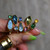 Green Tourmaline, Yellow Beryl, 18ct Yellow Gold & Silver Ring, Margoni, tomfoolery