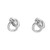 Silver Knot Earrings, Karen Hallam, tomfoolery