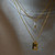 Tribe Baguette Facet Gold Pendant, TRIBE by tomfoolery