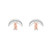 LUNA Gem Silver Studs, TRIBE by tomfoolery