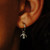 LUNA Gem Drop Silver Hoops, TRIBE by tomfoolery