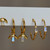 VORA Baguette Gem Silver Hoops, TRIBE by tomfoolery