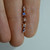 Dala 3 Rose Gold Gemstone Studs, metier by tomfoolery, tomfoolery