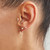 Dala 4 Rose Gold Gemstone Studs, metier by tomfoolery, tomfoolery