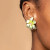 Lily Lucite Flower Post Earring Magenta, Alexis Bittar, tomfoolery