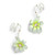 Lily Lucite Flower Ear Climber Earring White, Alexis Bittar, tomfoolery