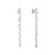 Rayon Half Circle Graduated Drop Earrings, RAYON, tomfoolery