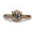 Salt & Pepper Diamond Solitaire Urchin Ring, Alice Clarke, tomfoolery
