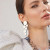 Large Abstraction Earrings, Iskin Sisters, tomfoolery