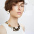 Small Abstraction Necklace Silver, Iskin Sisters, tomfoolery