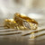 9ct Yellow Gold Vine Band, Claire Macfarlane, tomfoolery